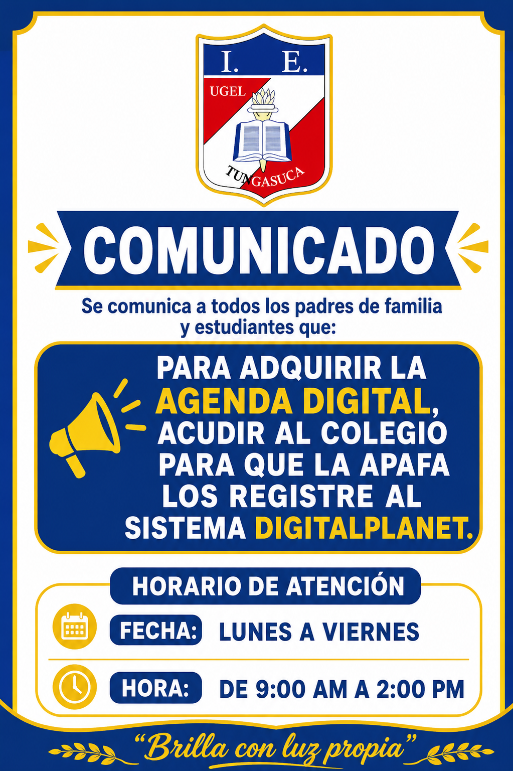 Comunicado Agenda Digital